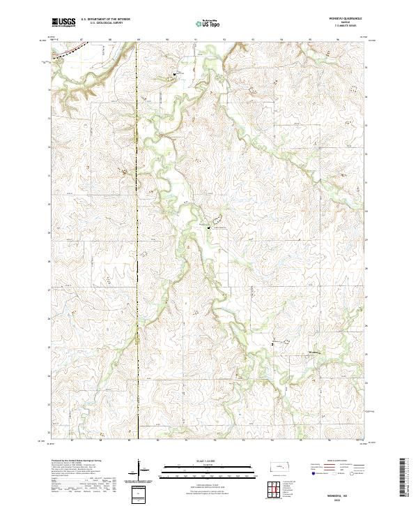 USGS Topographic Map – Wonsevu