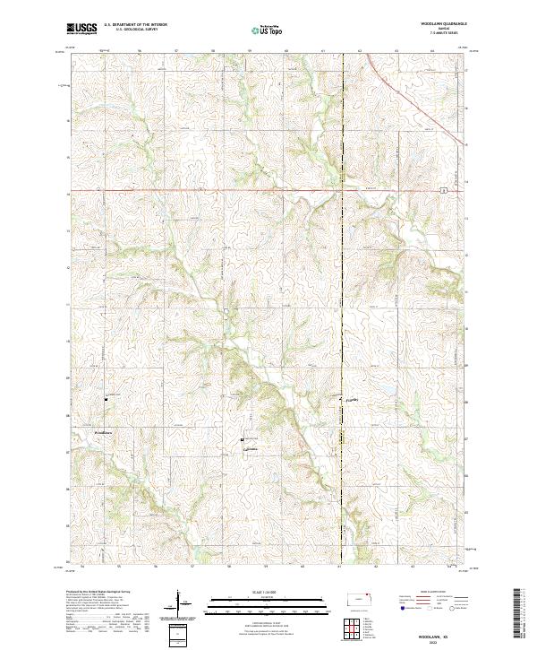 USGS Topographic Map – Woodlawn