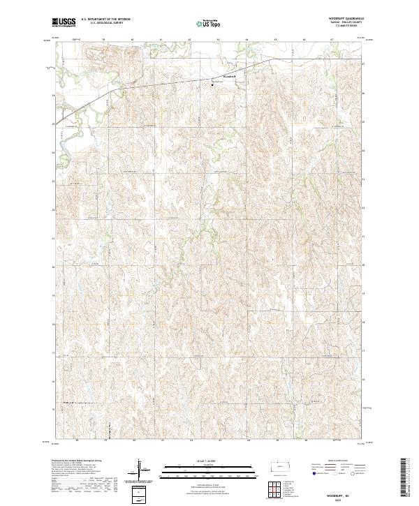 USGS Topographic Map – Woodruff