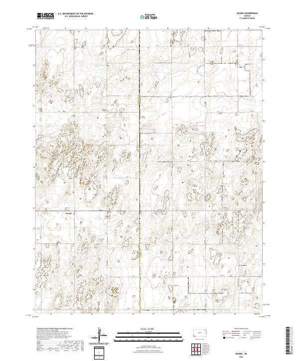 USGS Topographic Map – Woods