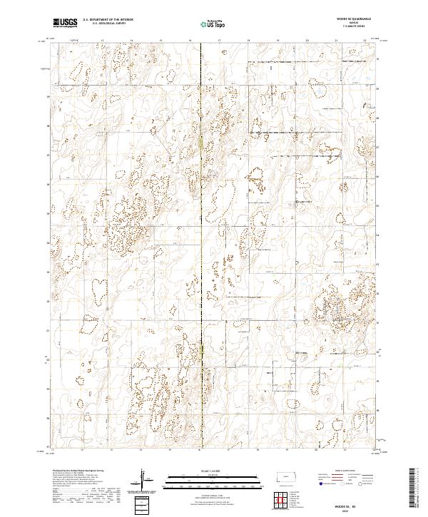2022 Map of Woods SE, 2022 Print
