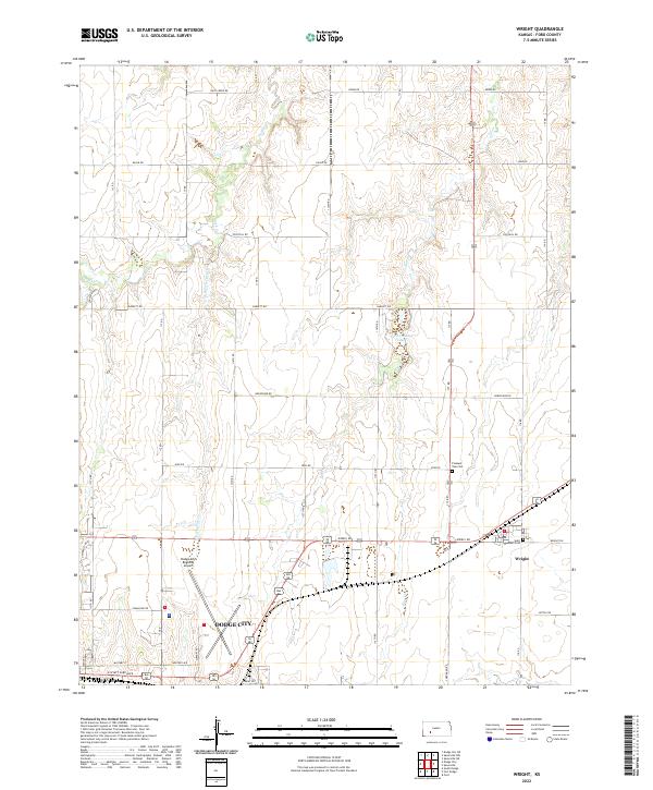USGS Topographic Map – Wright