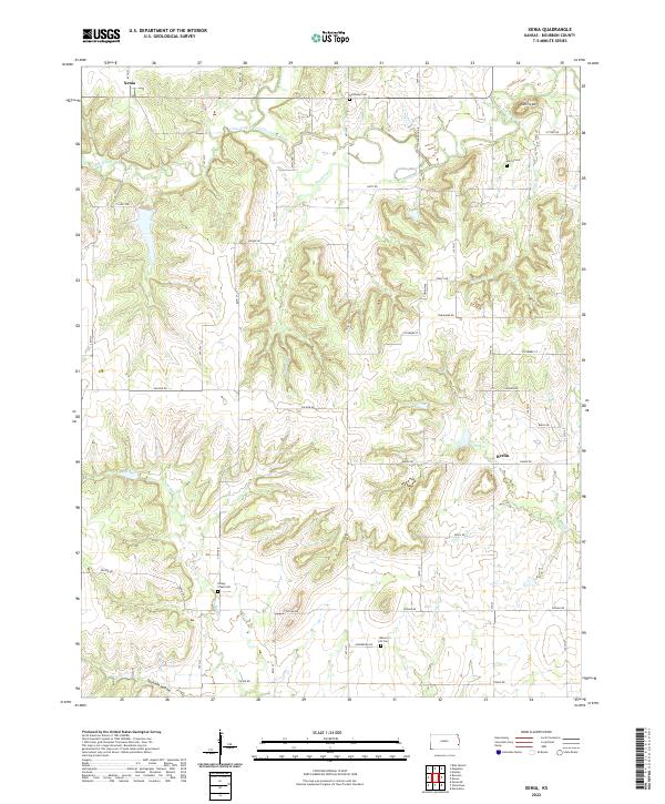 USGS Topographic Map – Xenia