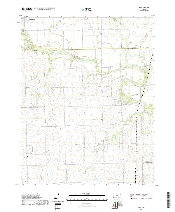 USGS Topographic Map – Zyba