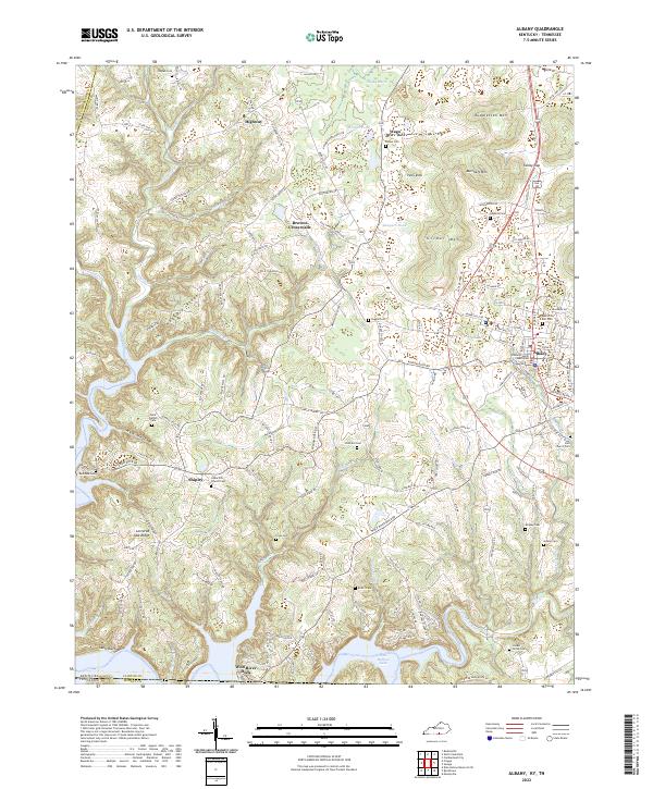 USGS Topographic Map – Albany