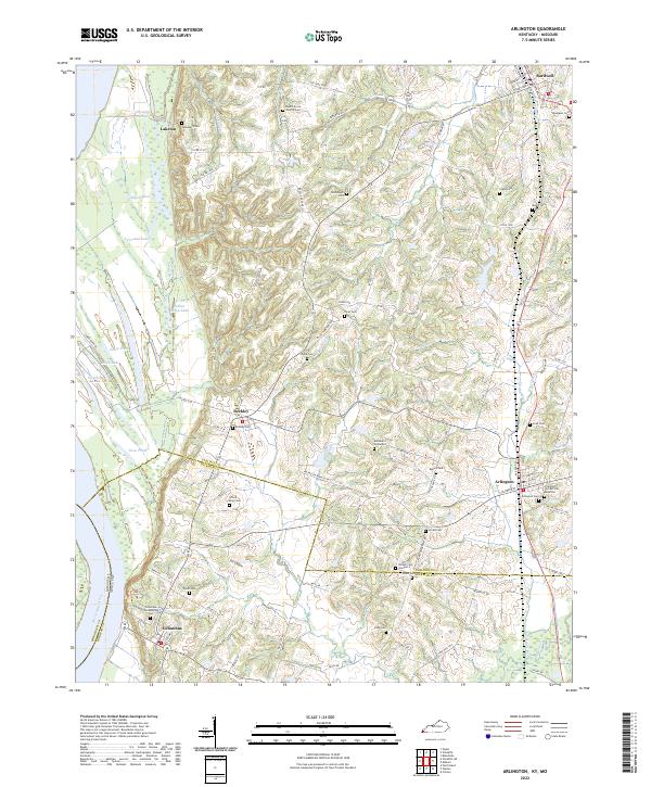 USGS Topographic Map – Arlington