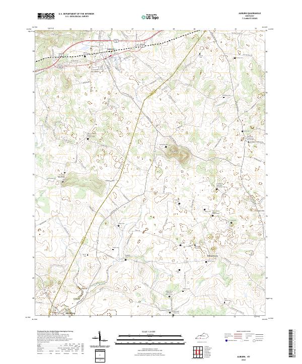 USGS Topographic Map – Auburn