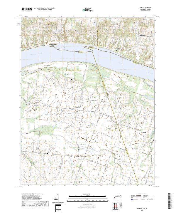USGS Topographic Map – Bandana