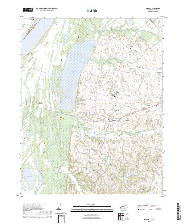 USGS Topographic Map – Barlow
