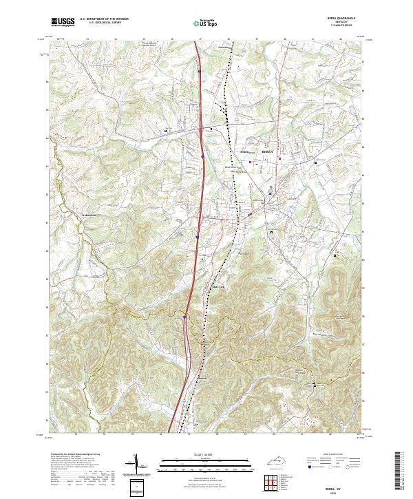 USGS Topographic Map – Berea
