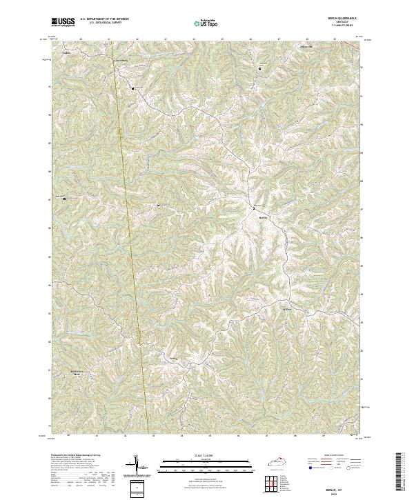 USGS Topographic Map – Berlin