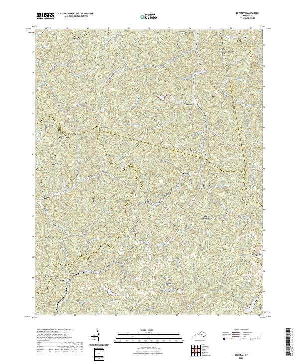USGS Topographic Map – Beverly