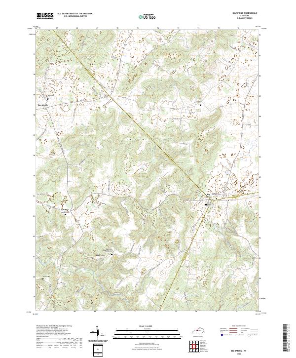 USGS Topographic Map – Big Spring