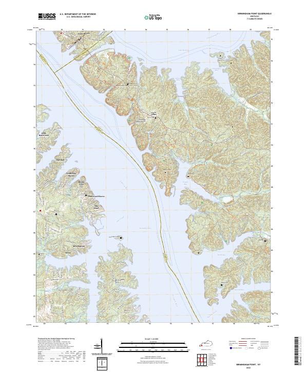USGS Topographic Map – Birmingham Point