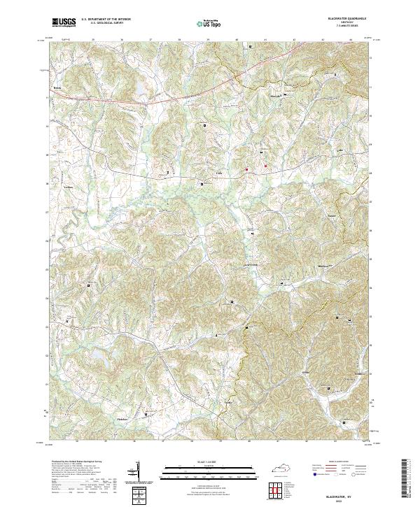 USGS Topographic Map – Blackwater