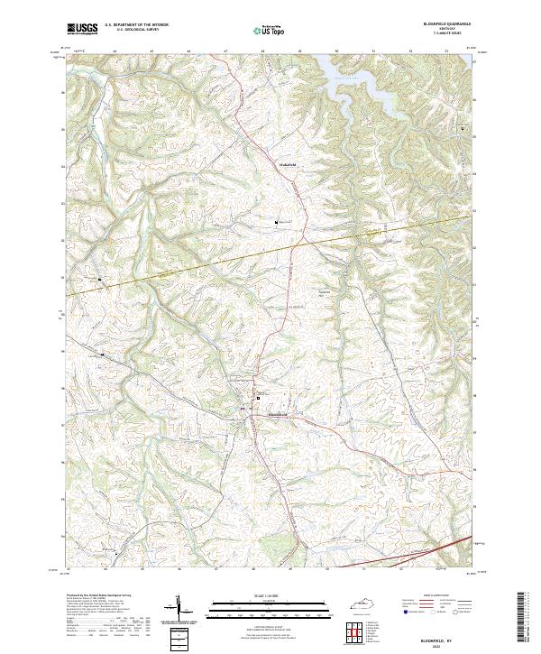 USGS Topographic Map – Bloomfield