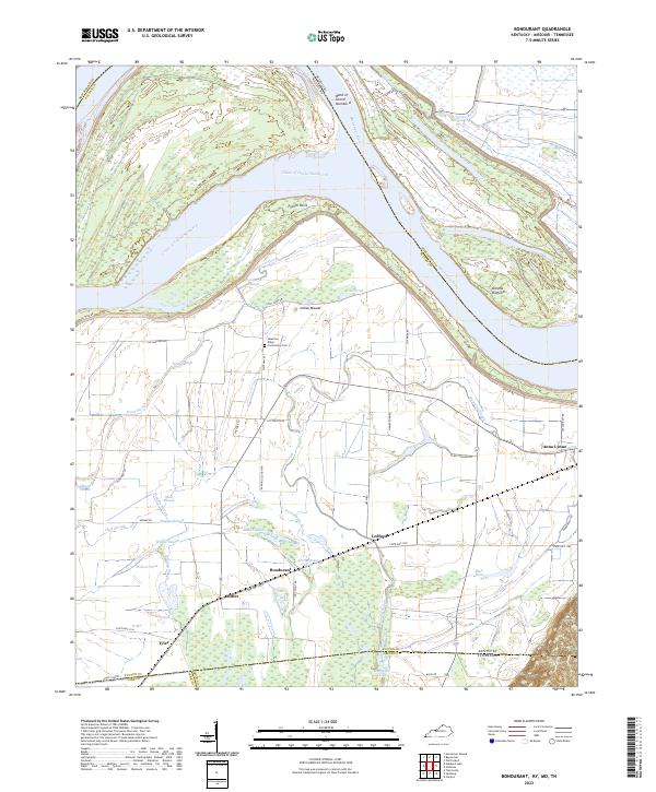 USGS Topographic Map – Bondurant