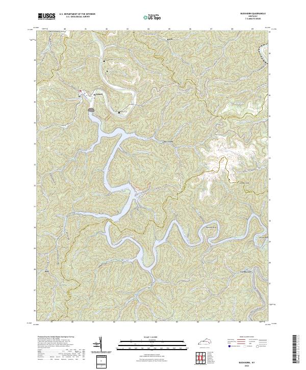 USGS Topographic Map – Buckhorn