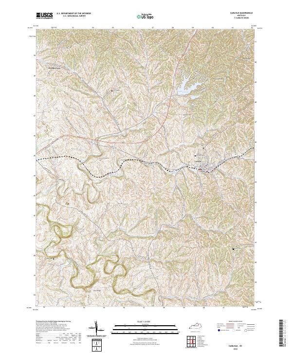 USGS Topographic Map – Carlisle