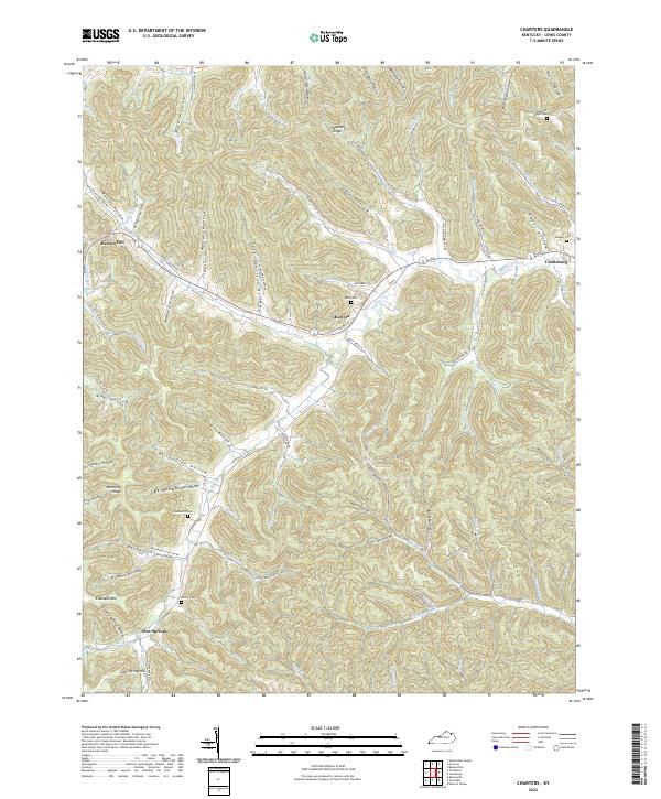 USGS Topographic Map – Charters
