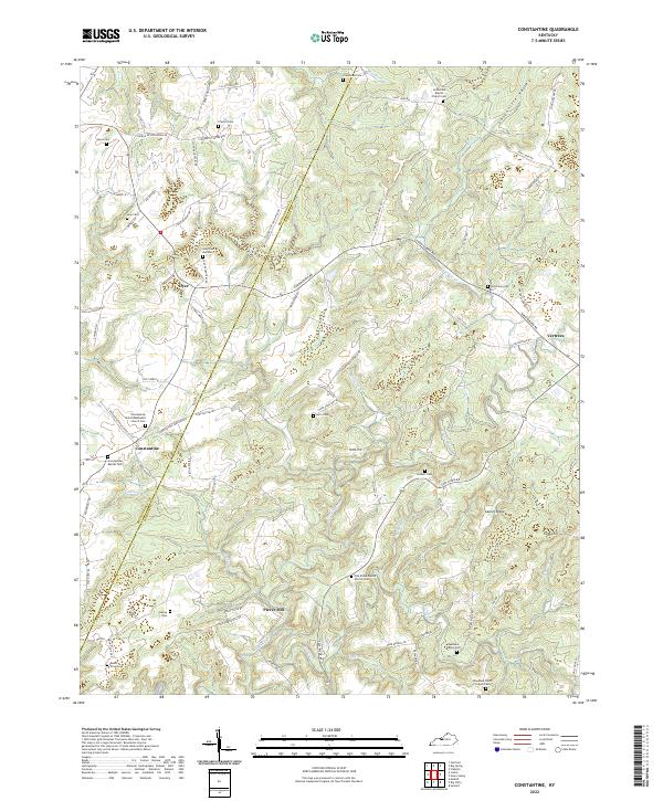 USGS Topographic Map – Constantine