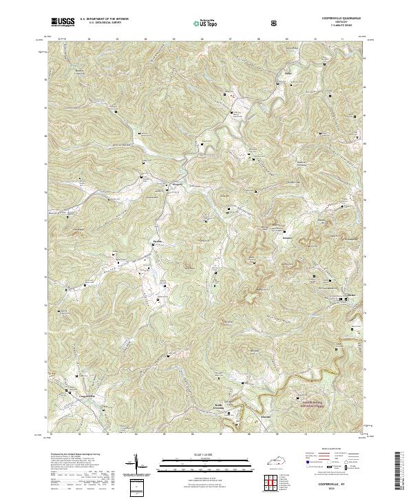 USGS Topographic Map – Coopersville