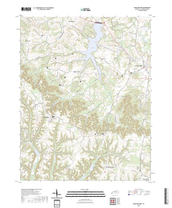 USGS Topographic Map – Crab Orchard