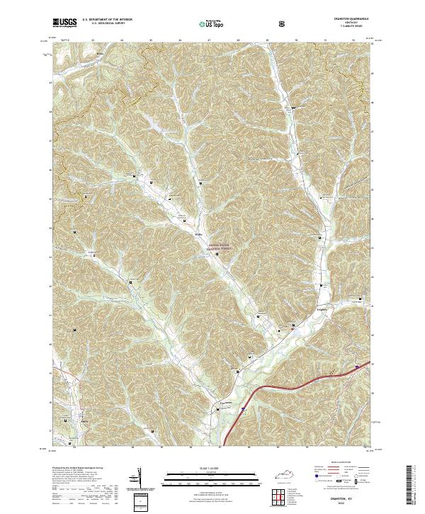 USGS Topographic Map – Cranston