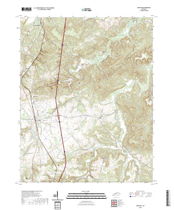 USGS Topographic Map – Crofton
