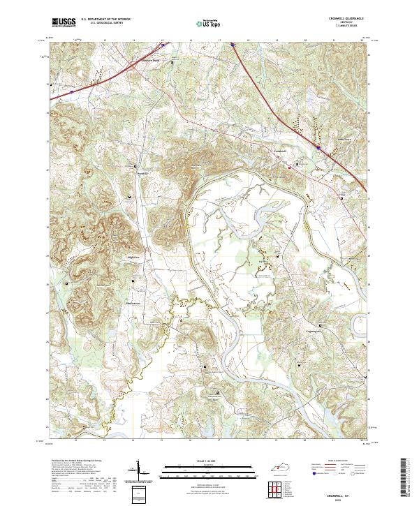 USGS Topographic Map – Cromwell