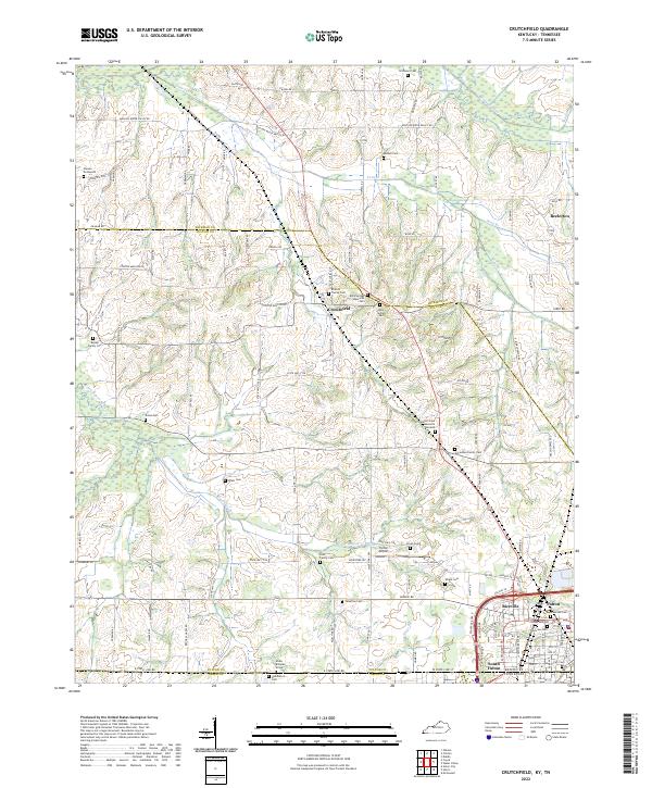 USGS Topographic Map – Crutchfield