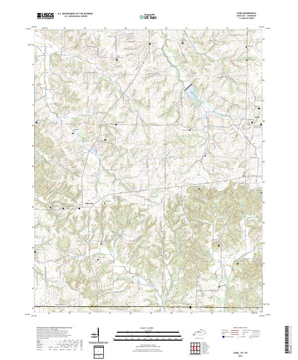 USGS Topographic Map – Cuba