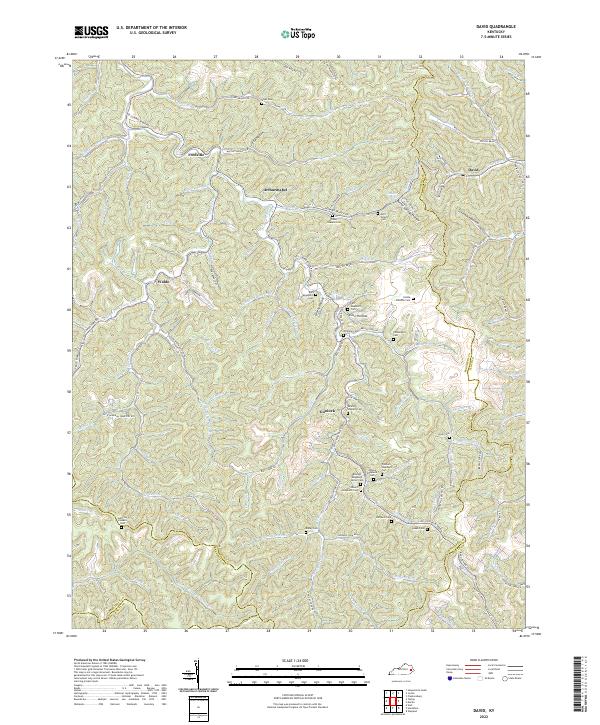 USGS Topographic Map – David