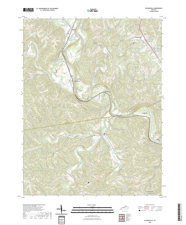 USGS Topographic Map – De Mossville
