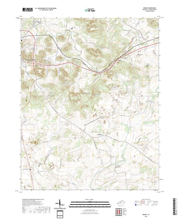 USGS Topographic Map – Dennis