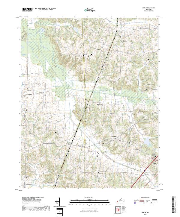 USGS Topographic Map – Dublin