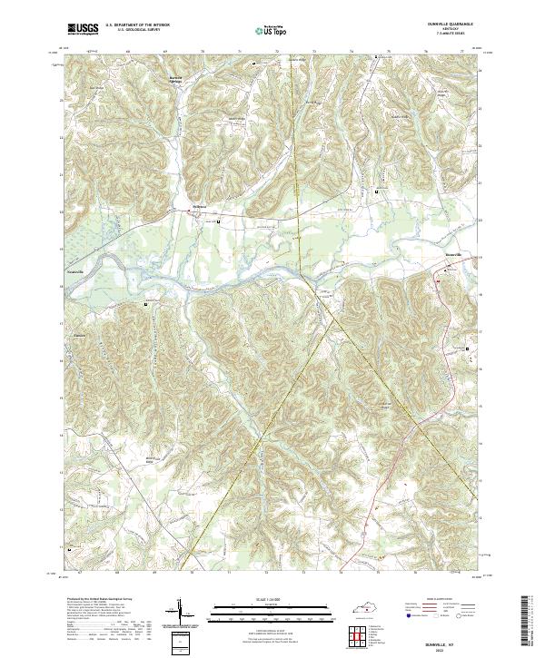 USGS Topographic Map – Dunnville