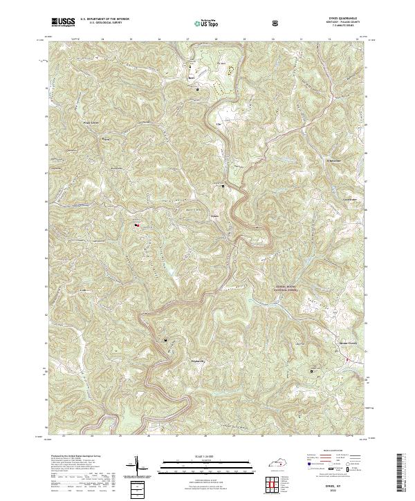 USGS Topographic Map – Dykes