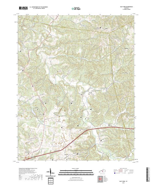 USGS Topographic Map – East Fork