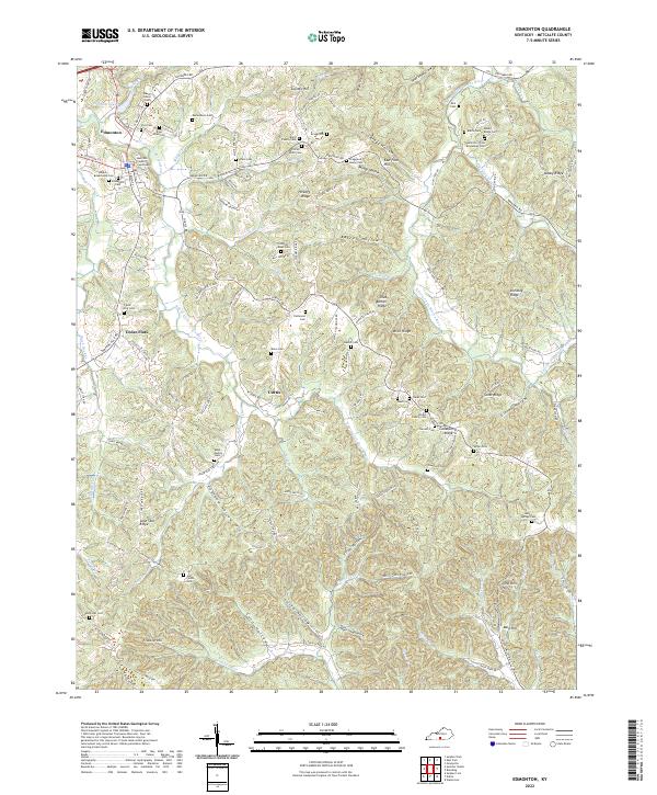 USGS Topographic Map – Edmonton