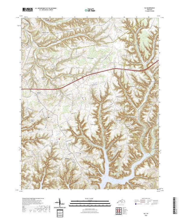 USGS Topographic Map – Eli