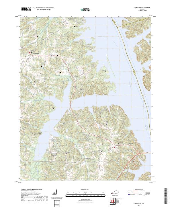 USGS Topographic Map – Fairdealing