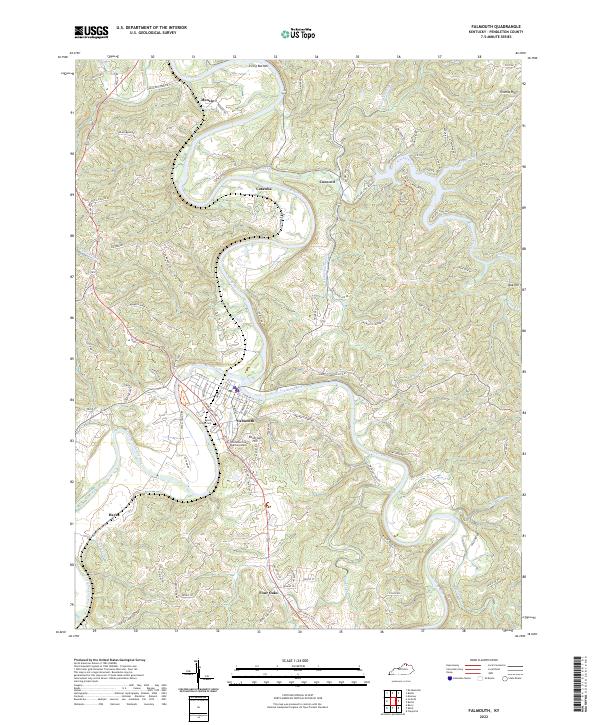 USGS Topographic Map – Falmouth