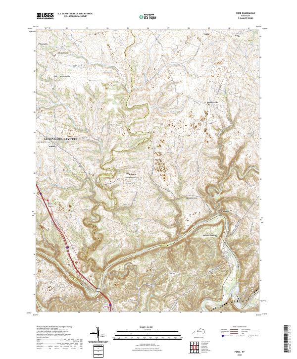 USGS Topographic Map – Ford