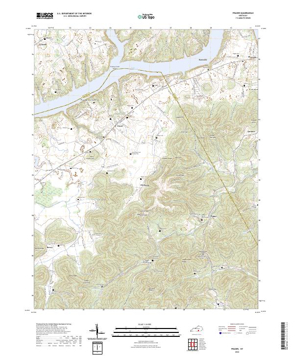 USGS Topographic Map – Frazer