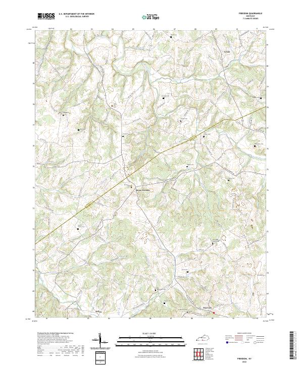 USGS Topographic Map – Freedom