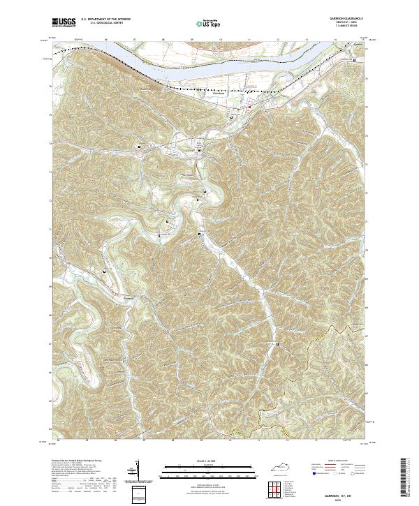 USGS Topographic Map – Garrison