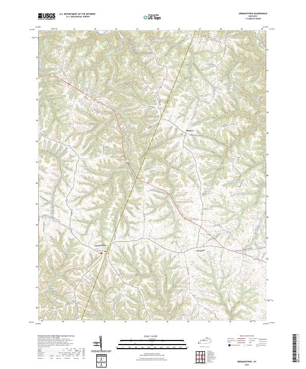 USGS Topographic Map – Germantown