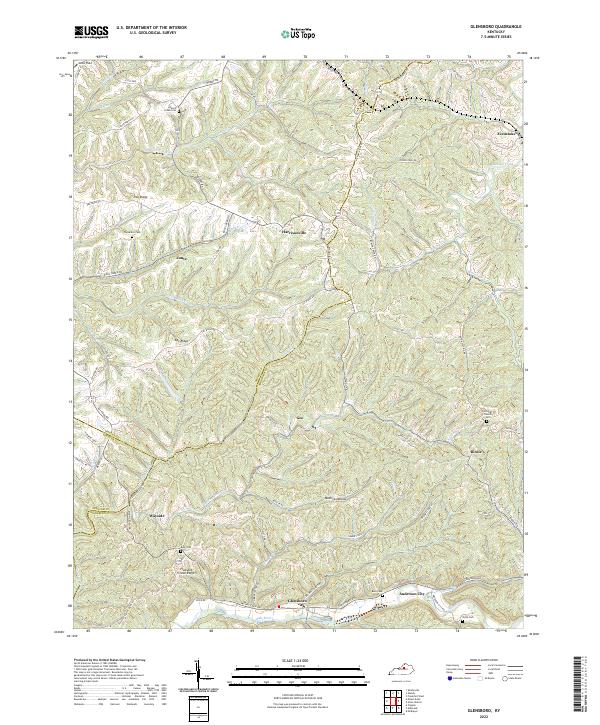 USGS Topographic Map – Glensboro