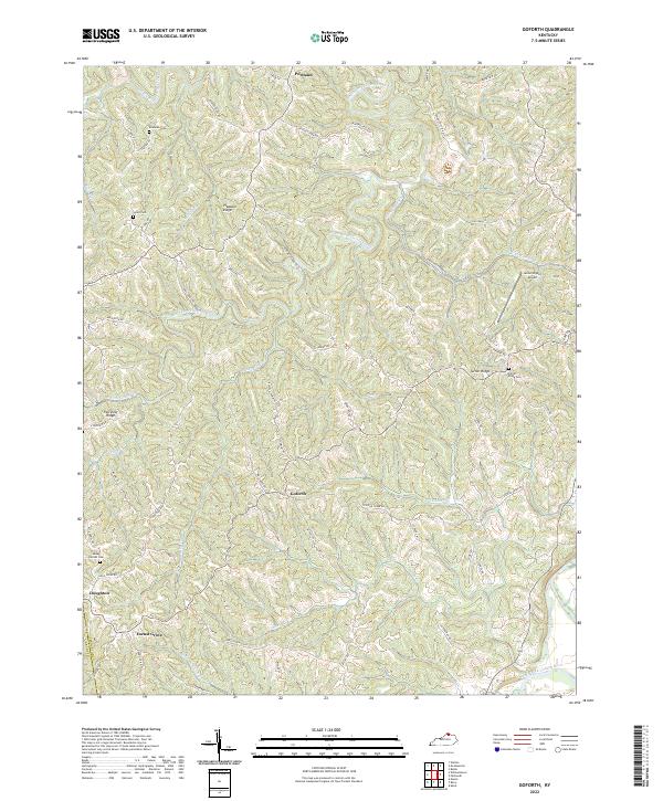 USGS Topographic Map – Goforth